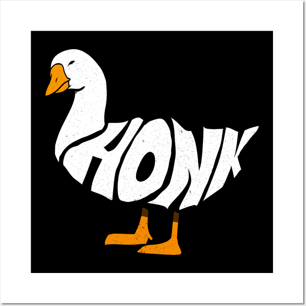 Honk Goose Wall Art by A Comic Wizard